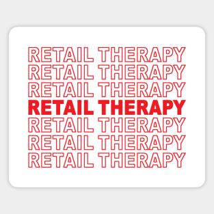 Retail Therapy Bag Design Magnet